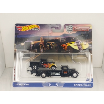 Hot Wheels 1:64 Team Transport - Willys 1933 on Speed Waze